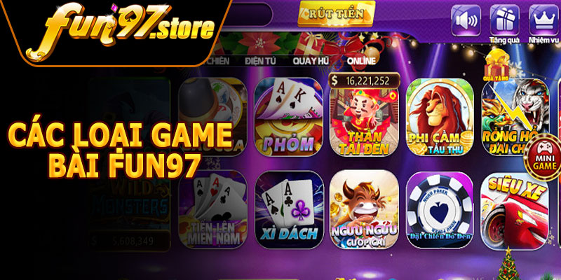 Các Loại Game Bài FUN97